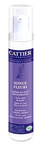 Cattier Crema de Noche Reconstituyente - Songe Fleuri 50 ml