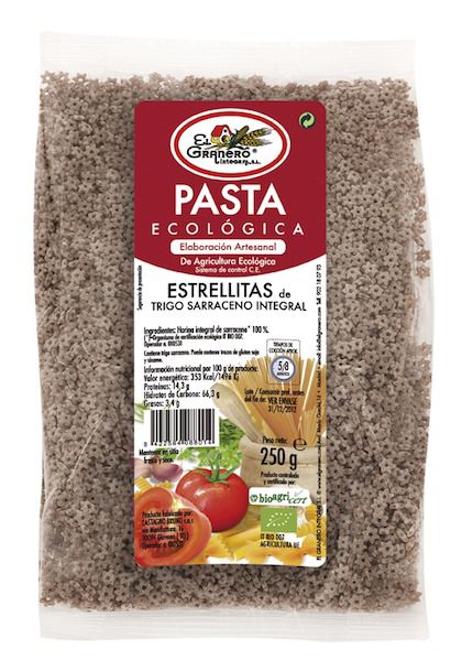 El Granero Integral Estrellitas Trigo Sarraceno Integral Bio 250g