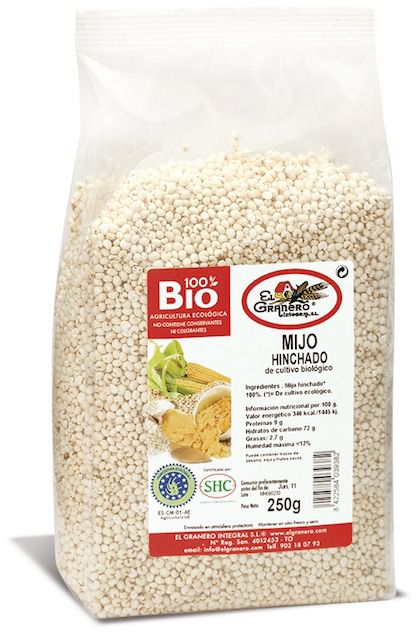 El Granero Integral Mijo Hinchado Bio 250g El Granero Integral Mijo Hinchado Bio 250g