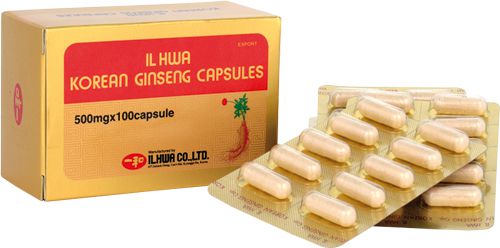Ilhwa Ginseng Blister 100 cápsulas Ilhwa Ginseng Blister 100 cápsulas