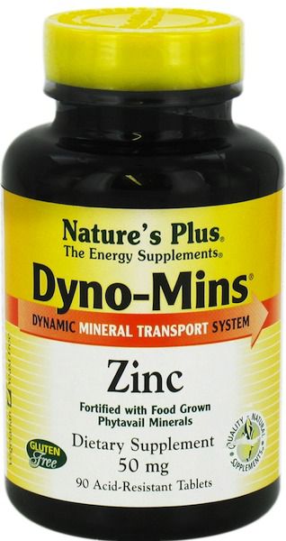 Nature's Plus Dyno-Mins Zinc 15mg 60 comprimidos Nature's Plus Dyno-Mins Zinc 15mg 60 comprimidos
