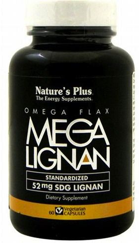 Nature's Plus Mega Lignan Omega Flax 60 cápsulas Nature's Plus Mega Lignan Omega Flax 60 cápsulas