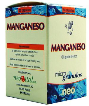 Neo Manganeso Microgranulos 50 cápsulas Neo Manganeso Microgranulos 50 cápsulas