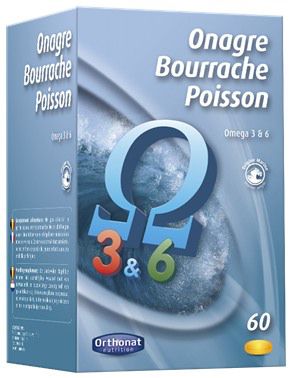 Orthonat Onagra-Borraja-Pescado 60 perlas