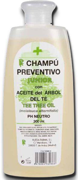 Rueda Farma Champú Preventivo Piojos Junior 300ml Rueda Farma Champú Preventivo Piojos Junior 300ml