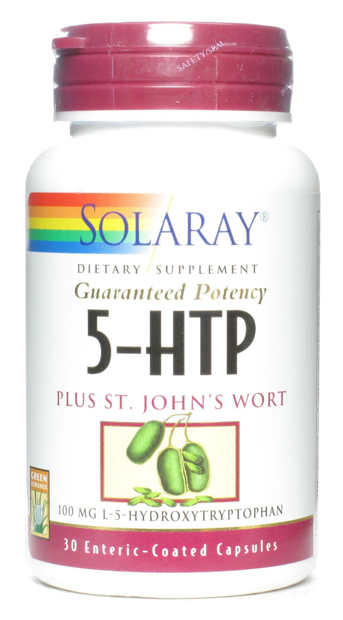 Solaray 5-HTP con Hipérico 30 cápsulas