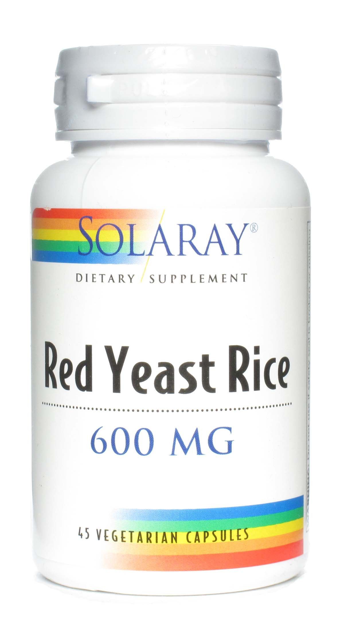 Solaray Levadura Roja de Arroz 45 cápsulas