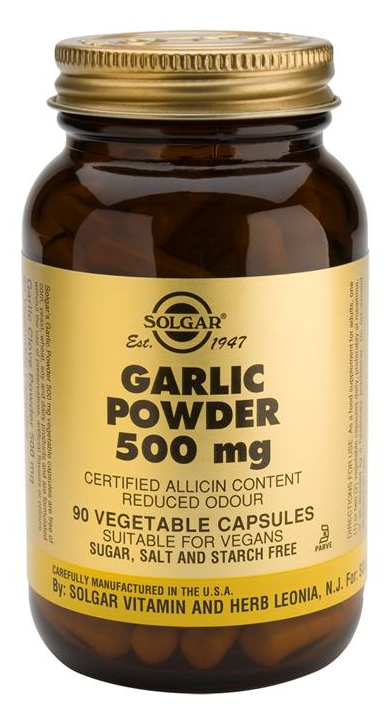 Solgar Ajo en Polvo 500 mg 90 cápsulas Solgar Ajo en Polvo 500 mg 90 cápsulas