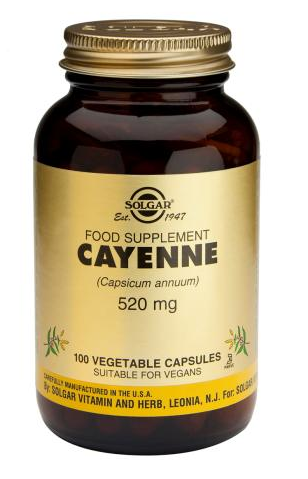 Solgar Cayena 100 cápsulas Solgar Cayena 100 cápsulas