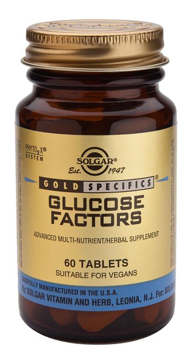 Solgar GS Glucosa Factors 60 comprimidos Solgar GS Glucosa Factors 60 comprimidos