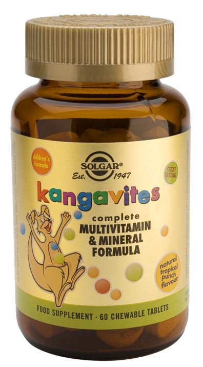 Solgar Kangavites Multitropical 60 comprimidos masticables