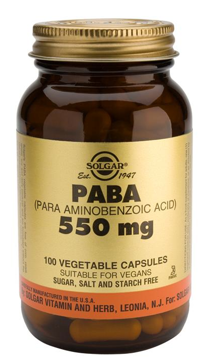 Solgar PABA 550 mg 100 cápsulas