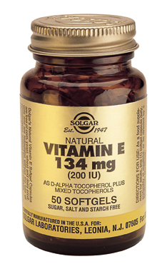 Solgar Vitamina E 200 UI 50 cápsulas blandas Solgar Vitamina E 200 UI 50 cápsulas blandas