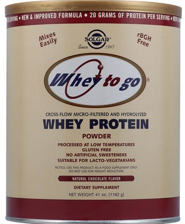Solgar Whey To Go sabor Chocolate 1162 g Solgar Whey To Go sabor Chocolate 1162 g