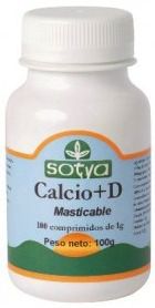 Sotya Calcio y Vitamina D 100 comprimidos Sotya Calcio y Vitamina D 100 comprimidos