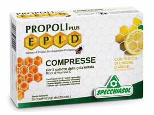 Specchiasol Epid Propoli plus Miel-Limón 20 comprimidos Specchiasol Epid Propoli plus Miel-Limón 20 comprimidos