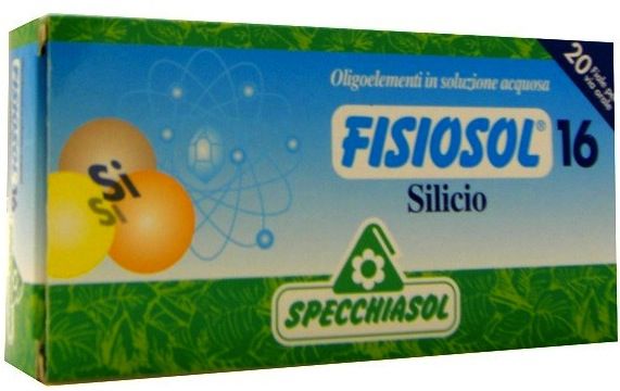 Specchiasol Fisiosol 16 Silicio 20 ampollas