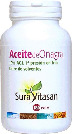 Sura Vitasan Aceite de Onagra 500mg Bio 180 perlas