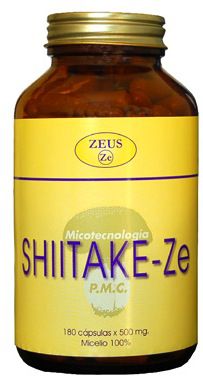 Zeus Shiitake-Ze 400mg 180 cápsulas Zeus Shiitake-Ze 400mg 180 cápsulas