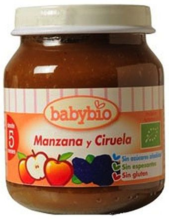Babybio Potito de Manzana y Ciruela 130g