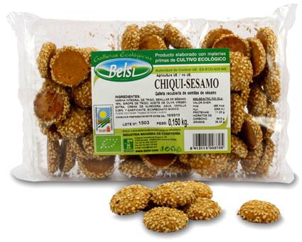 Belsi Chiqui Sésamo Pastas Eco 150g Belsi Chiqui Sésamo Pastas Eco 150g