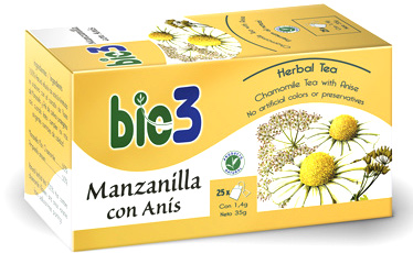 Bie3 manzanilla con anís 25 infusiones Bie3 manzanilla con anís 25 infusiones