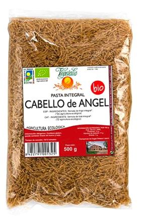 Vegetalia Fideos Cabello de Angel Integrales Bio 500g Vegetalia Fideos Cabello de Angel Integrales Bio 500g